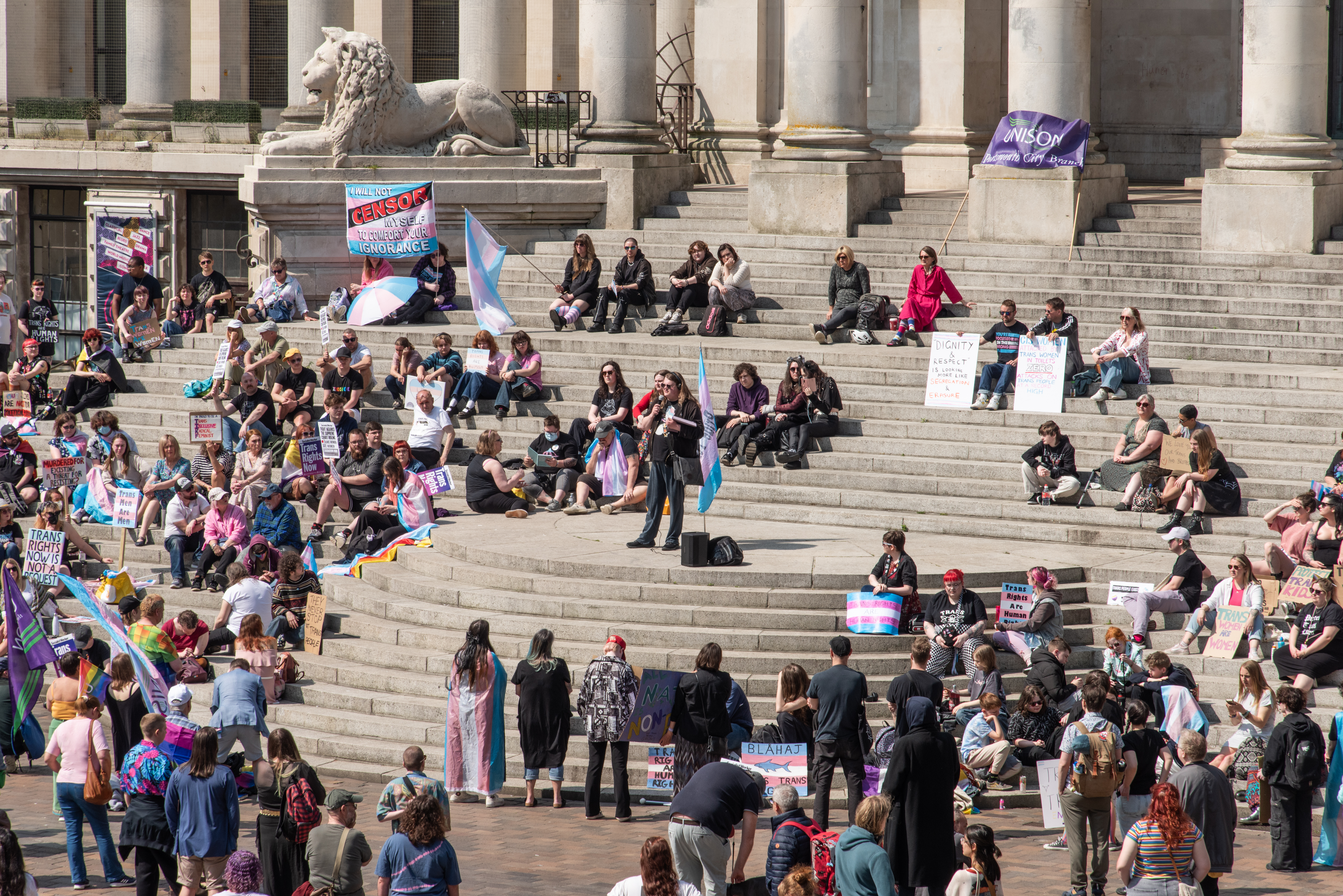 2025-04-27 Protest - Photo by Ivy Burrows